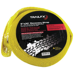 TRAILFX C16019Y 6' R STRAP 30000LB YL 1PK