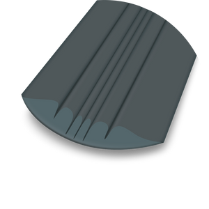 KEELGUARD 20507 KEELGUARD BOW PROTECTOR GRAY 7'