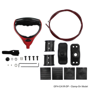 T-H MARINE GFH-CA1R-DP RED G-FORCE HANDLE W/ MOTOR CLAMP