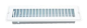 AP PRODUCTS 013-640 2-1/4 X 10 WHITE FLOOR RG