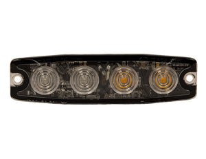 BUYERS PROD 8892248 LIGHT STROBE 4-3/8IN 4-LED AMBER/BL