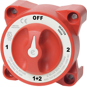 BLUE SEA 9002E-BSS SWITCH BATTERY E SELECTOR W/AFD