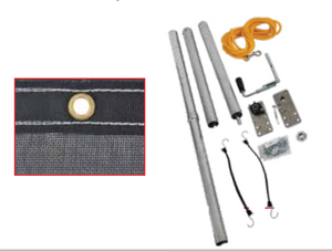 BUYERS PRODUCTS DTT7018 DUMP TARP KIT (ROUND AXLE) MESH TA