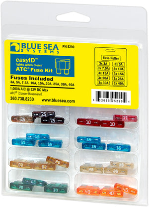 BLUE SEA 5290-BSS FUSE ATC EASYID