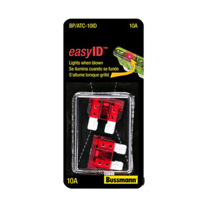 BUSSMANN BP/ATC-10ID 2PK BP/ATC10 EASY ID FUSE