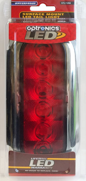 OPTRONICS STL73RK LED 6' OVAL FLG; 6 DIODE