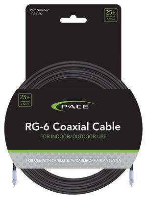 PACE INT'L 135-025 PACE - 25FT COAXIAL CABLE