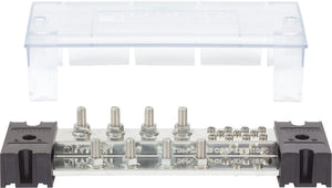 BLUE SEA 1990-BSS POWERBAR1000 8 X 3/8 STUD W/ CVR
