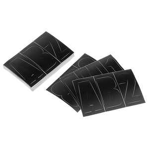 T-H MARINE BE-GE-52311-DP 3' LETTER & NUMBER KIT BLACK