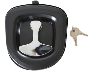 BUYERS PRODUCTS LL9000 LATCH T-HANDLE DIE CAST BLACK W/CH