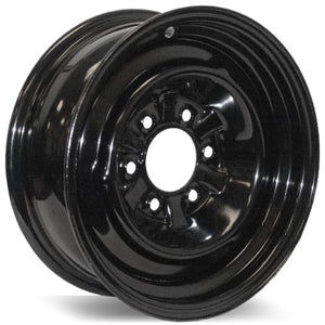 AMERICANA 20514 15X6 CONV 6H-5.5 BLK 0 OFFSET 3.65P