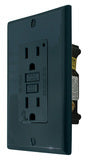 VALTERRA DG15VP BLACK GFI RECEPTACLE