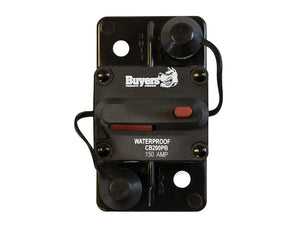 BUYERS PROD CB151PB CIRCUIT BREAKER 150 AMP PUSH-TO-TR