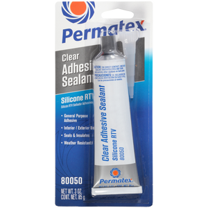 PERMATEX 80050 CLEAR SILICONE 3 OZ
