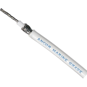 ANCOR 151510 COAXIAL CABLE RG 8X WHITE - 100FT