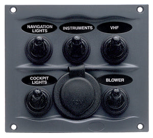 BEP 900-5WPS WATERPROOF SWITCH PANEL