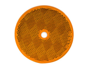 BUYERS PRODUCTS 5623317 REFLECTOR AMBER 3-3/16IN ROUND BO