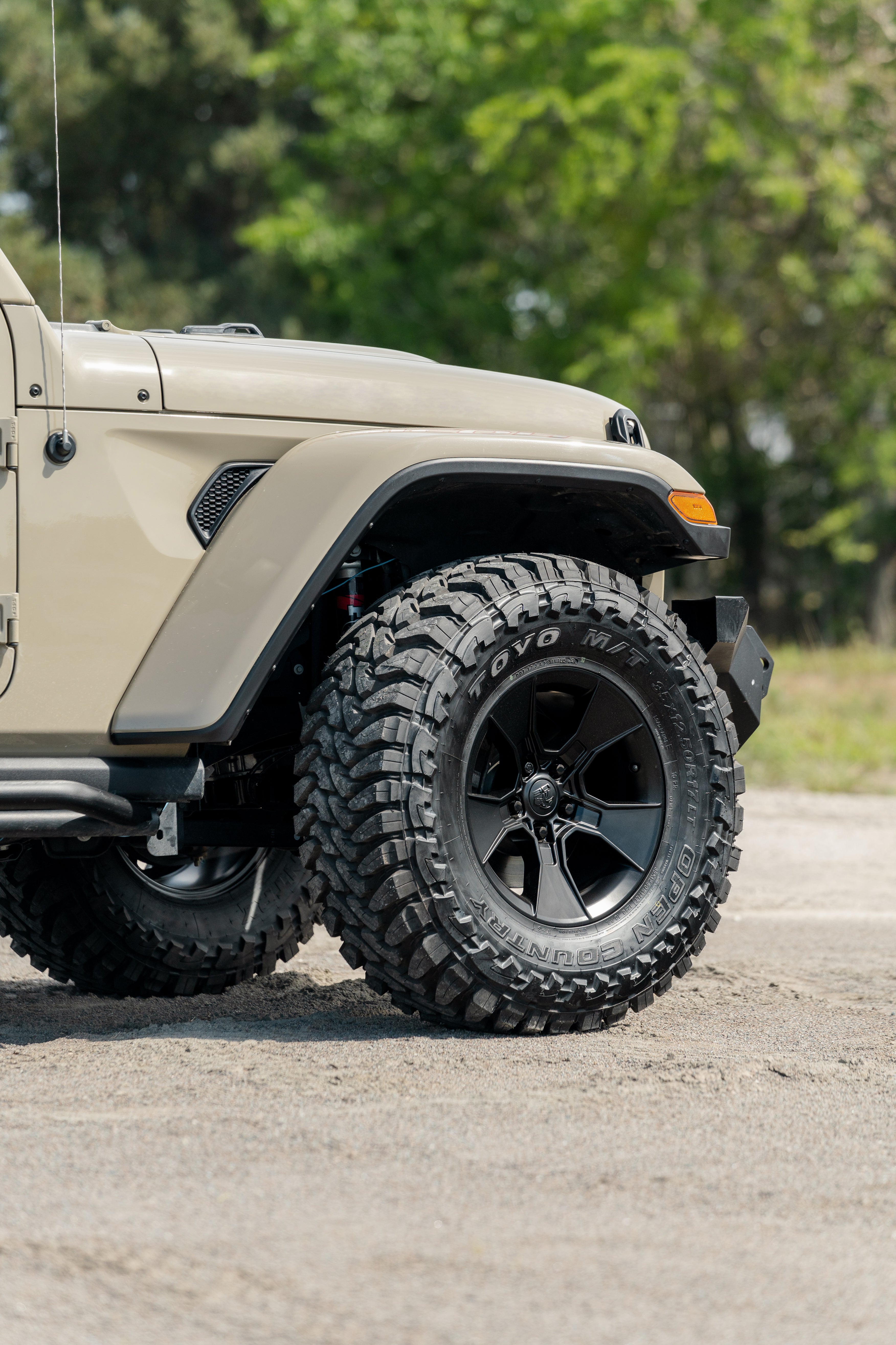 DEFIANT DF02-17085-5127-12B1 Satin Black 5x5" fits Jeep Wrangler, Jeep Gladiator