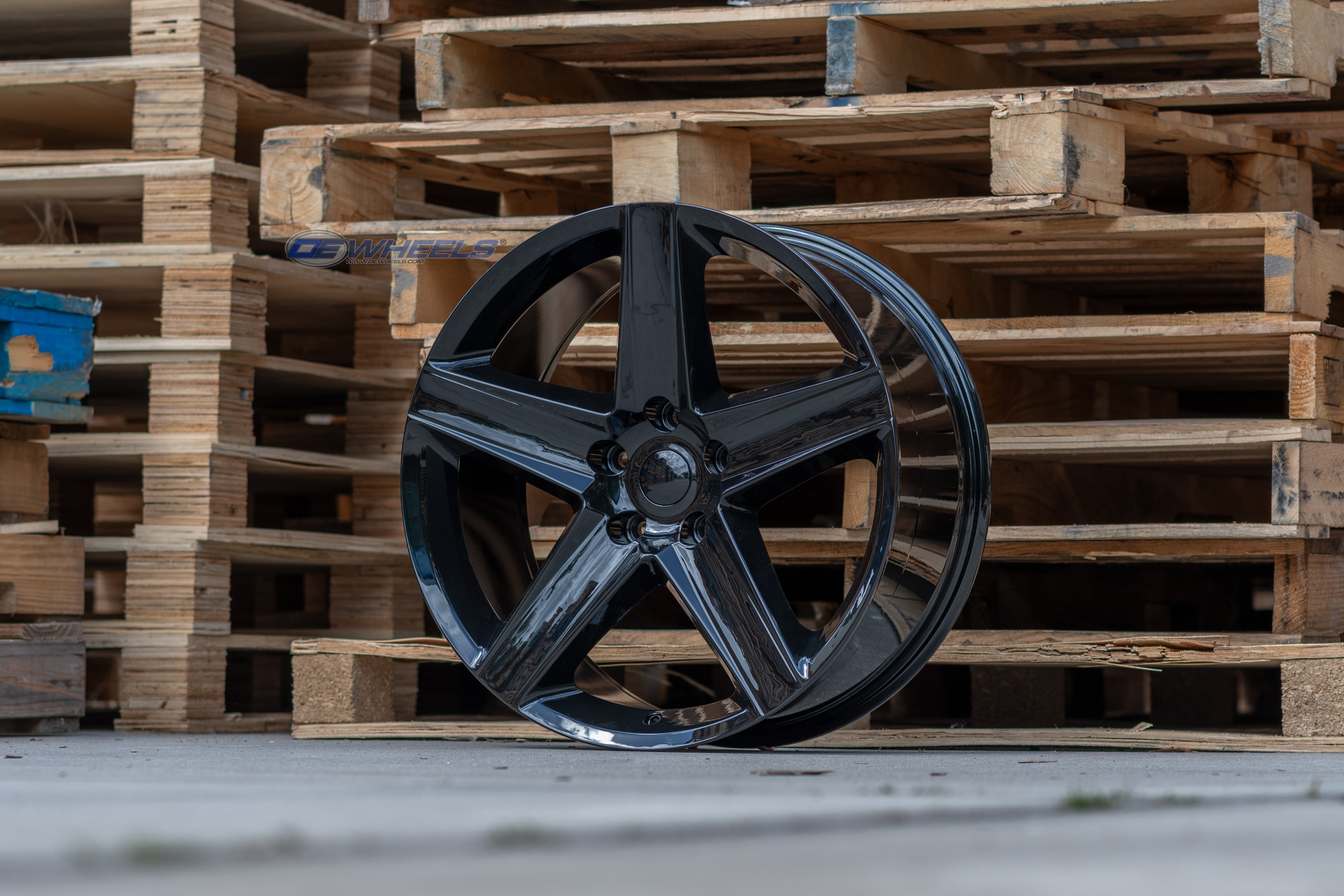 OE Wheels JP06-20090-5500-34B 20" Replica fits Jeep Grand Cherokee 20x9 Black