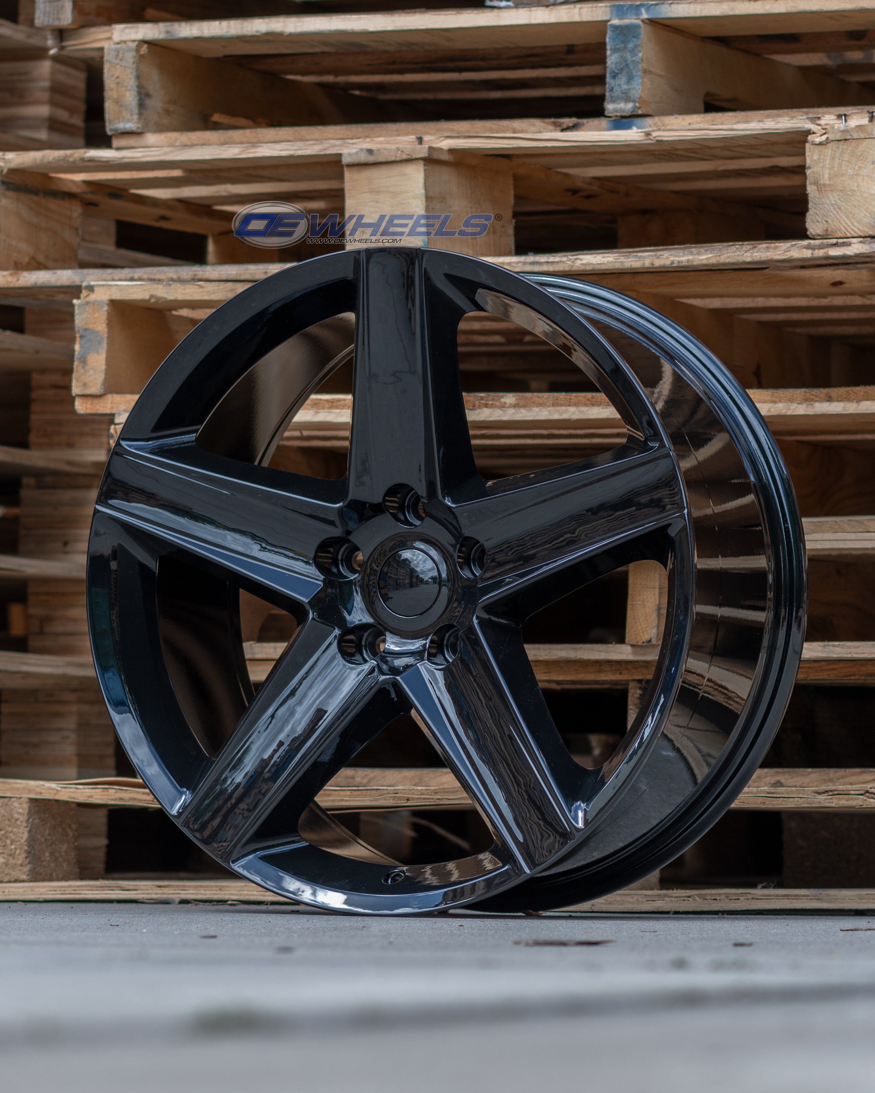 OE Wheels JP06-20090-5500-34B 20" Replica fits Jeep Grand Cherokee 20x9 Black