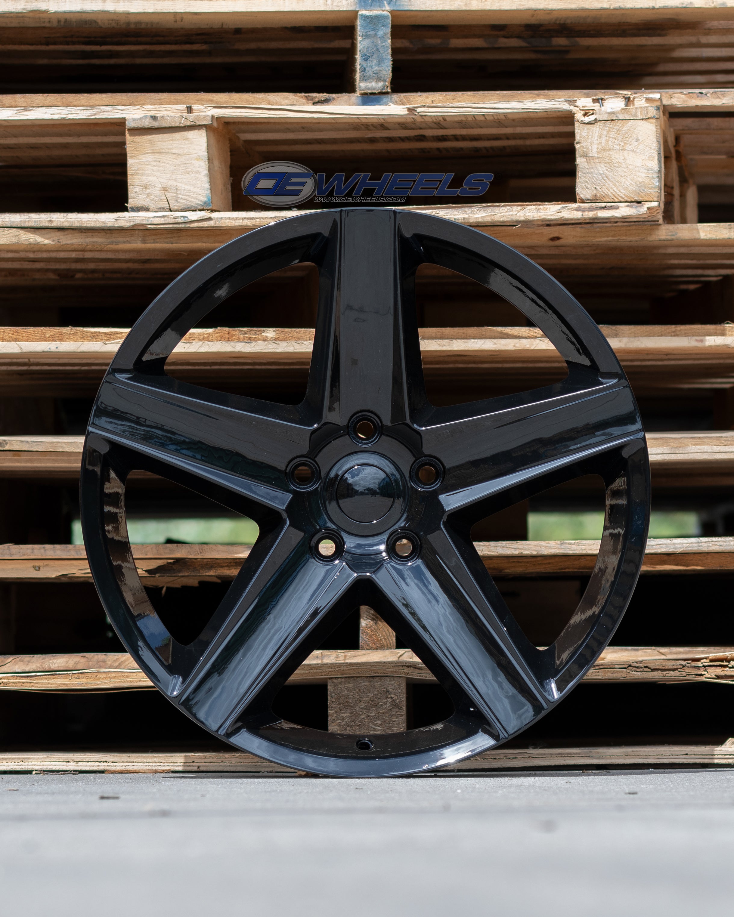 OE Wheels JP06-20090-5500-34B 20" Replica fits Jeep Grand Cherokee 20x9 Black