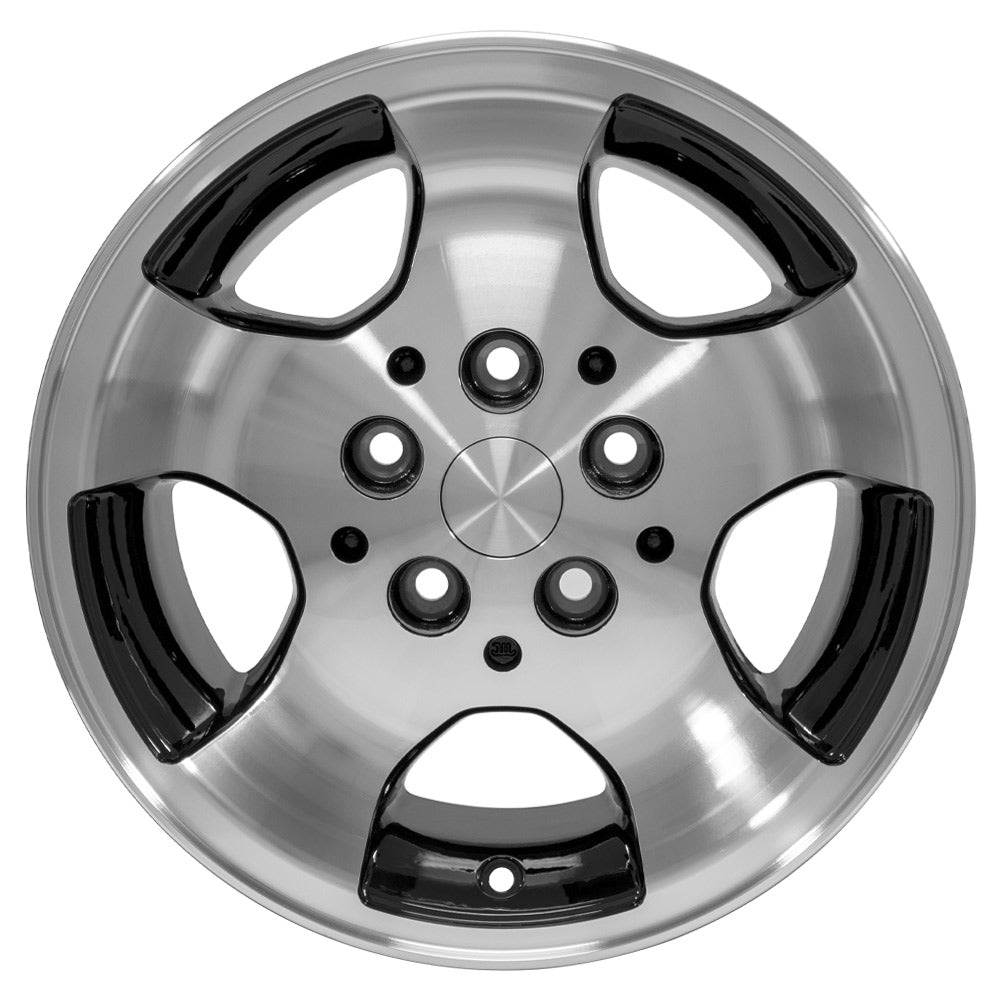 OE Wheels JP08-15080-5450-25MB 15" Replica JP08 fits Jeep Wrangler 15x8 Machined