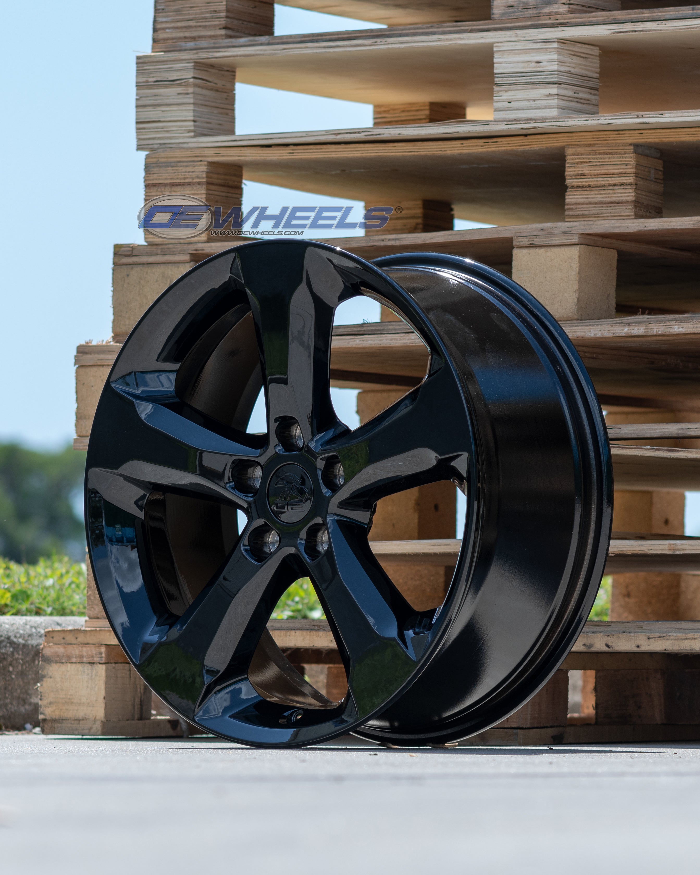 OE Wheels JP28-20085-5500-50B 20" Replica fits Jeep Grand Cherokee Gloss Black