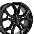 OE Wheels JP29-20085-5500-50B 20" Replica fits Jeep Grand Cherokee 20x8.5 Black