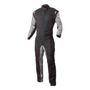 K1 RACEGEAR 10-GK2-R-M Suit Karting GK2 Adult Medium Black/Red