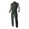 K1 RACEGEAR 10-GK2-V-LXL Suit Karting GK2 Adult Large/X-Lrg Black/Green
