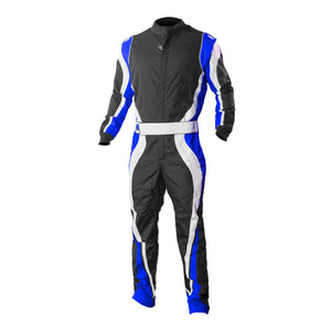 K1 RACEGEAR 10-SP1-B-2XL Suit Karting SP1 Adult 2X-Large Black/Blue