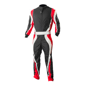 K1 RACEGEAR 10-SP1-R-2XS Suit Karting SP1 Youth 2X-Small Black/Red