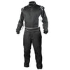 K1 RACEGEAR 20-CHL-NW-L Suit fits Challenger Black Large SFI 3.2A/1