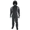 K1 RACEGEAR 20-PRY-NG-3XS Suit Precision II Black / Gray 3X-Small Youth