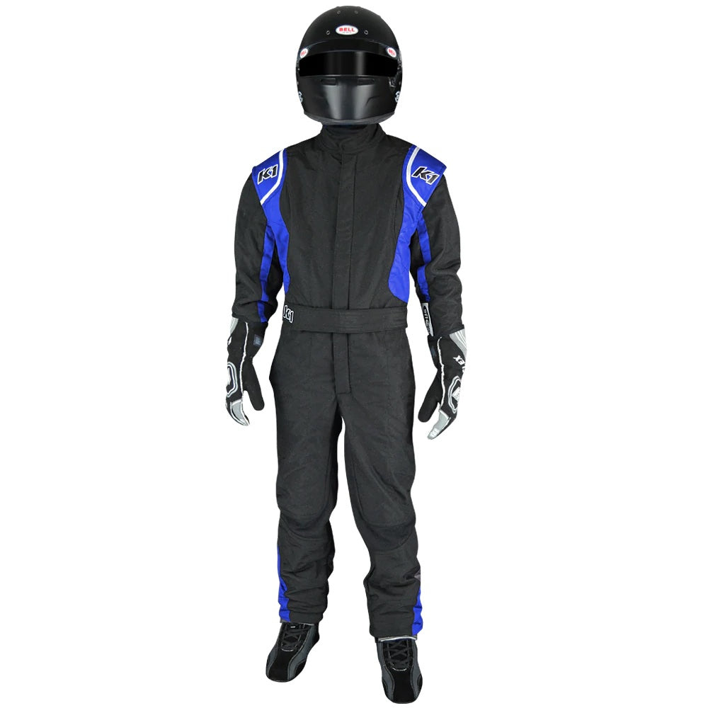 K1 RACEGEAR 20-PRY-NG-7XS Suit Precision II 7X- Small Black/Grey