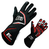 K1 RACEGEAR 23-FLT-NR-M Gloves Flight Medium Black-Red