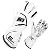 K1 RACEGEAR 23-FLT-WG-2XL Gloves Flight XX-Large White