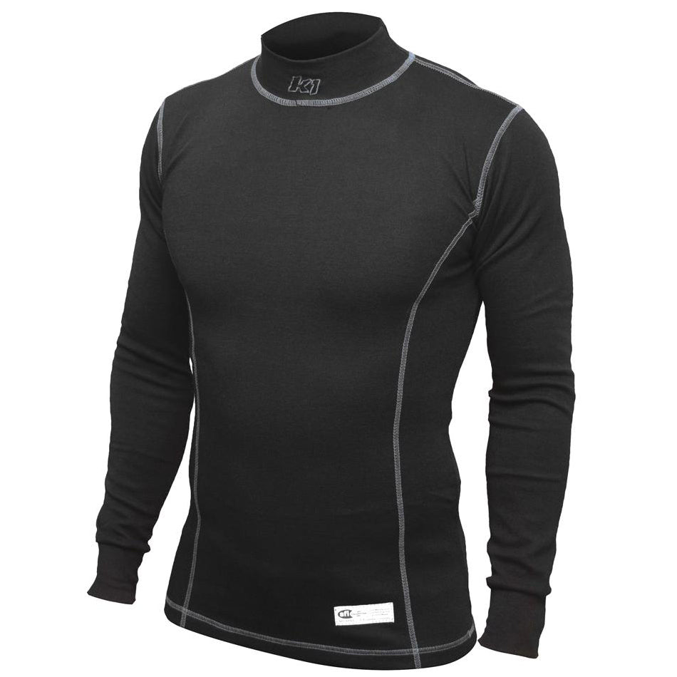 K1 RACEGEAR 26-PLS-N-M Undershirt Precision Black Medium