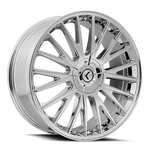KRAZE KR185-2814C38 KRAZE DOUBLE DOWN KR185 CHROME 20X8.5 5-108/5-114.3 38MM