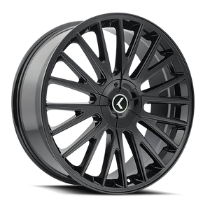KRAZE KR185-7814B38 KRAZE DOUBLE DOWN KR185 GLOSS BLACK 17X8 5x108/5x114.3 38MM