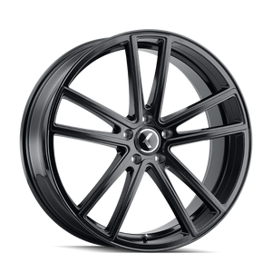 KRAZE KR190-2812GB38 KRAZE LUSSO KR190 GLOSS BLACK 20X8.5 5-120 38MM 74.1MM