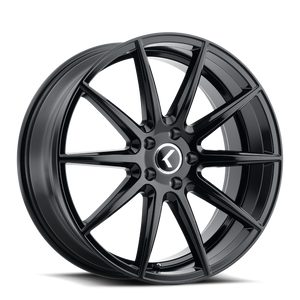 KRAZE KR194-2831GB38 KRAZE COSMOS KR194 GLOSS BLACK 20X8.5 5-108 38MM 63.5MM