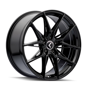 KRAZE KR196-8845GB30 KRAZE EVOLVE KR196 GLOSS BLACK 18X8.5 5-112 30MM 66.56MM