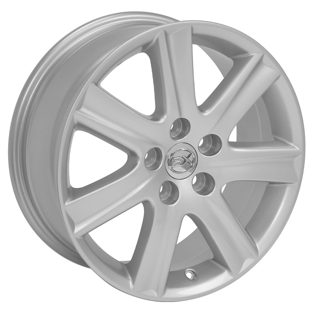 OE Wheels LX12-17070-5450-45S 17" Replica LX12 fits Lexus ES 17x7 Silver
