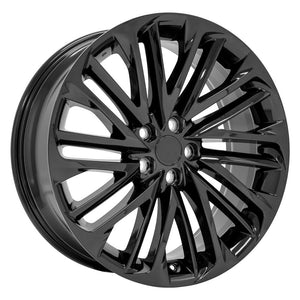 OE Wheels LX58-20080-5450-30B 20" Replica LX58 fits Lexus 20x8 Black