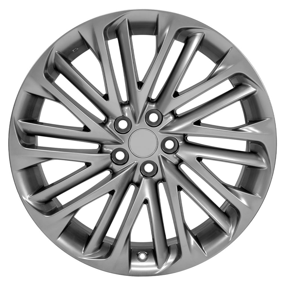 OE Wheels LX58-20080-5450-30HS 20" Replica LX58 fits Lexus 20x8 Hyper Silver
