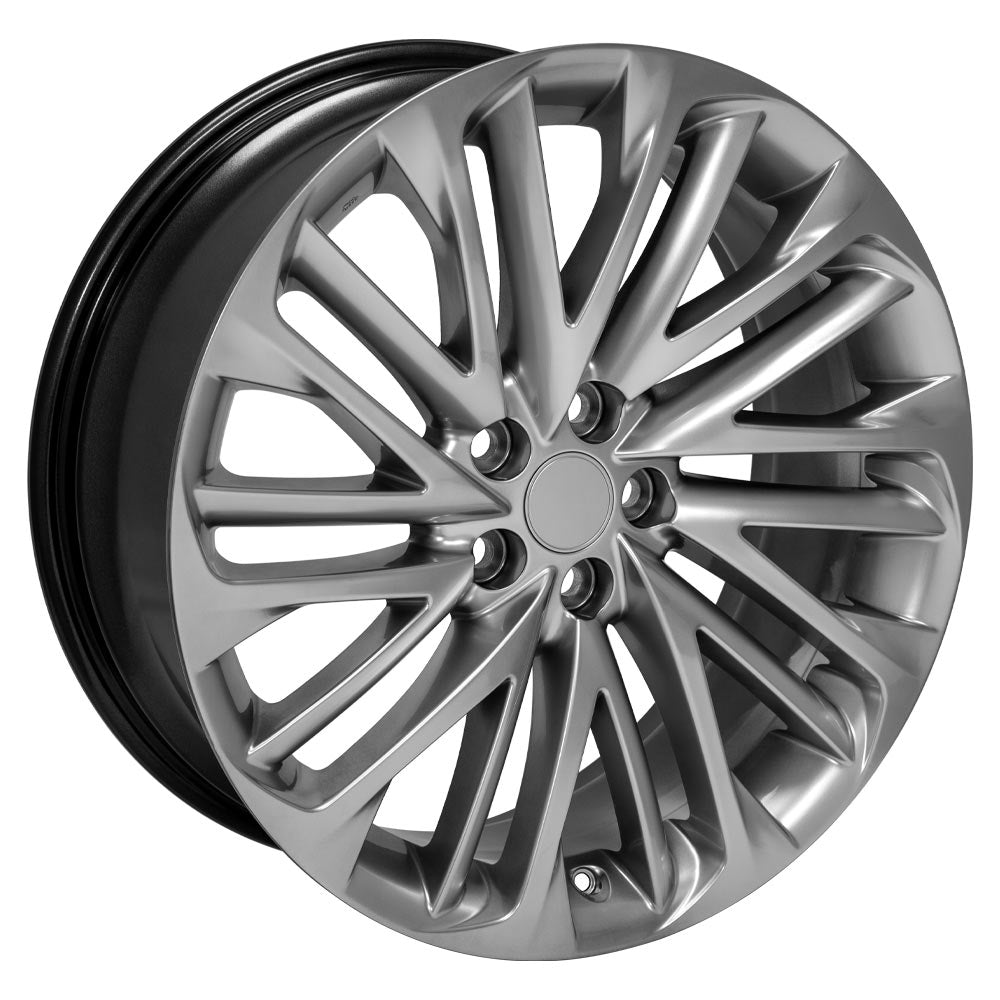 OE Wheels LX58-20080-5450-30HS 20" Replica LX58 fits Lexus 20x8 Hyper Silver