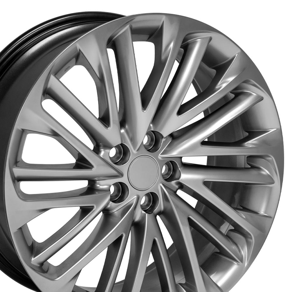 OE Wheels LX58-20080-5450-30HS 20" Replica LX58 fits Lexus 20x8 Hyper Silver