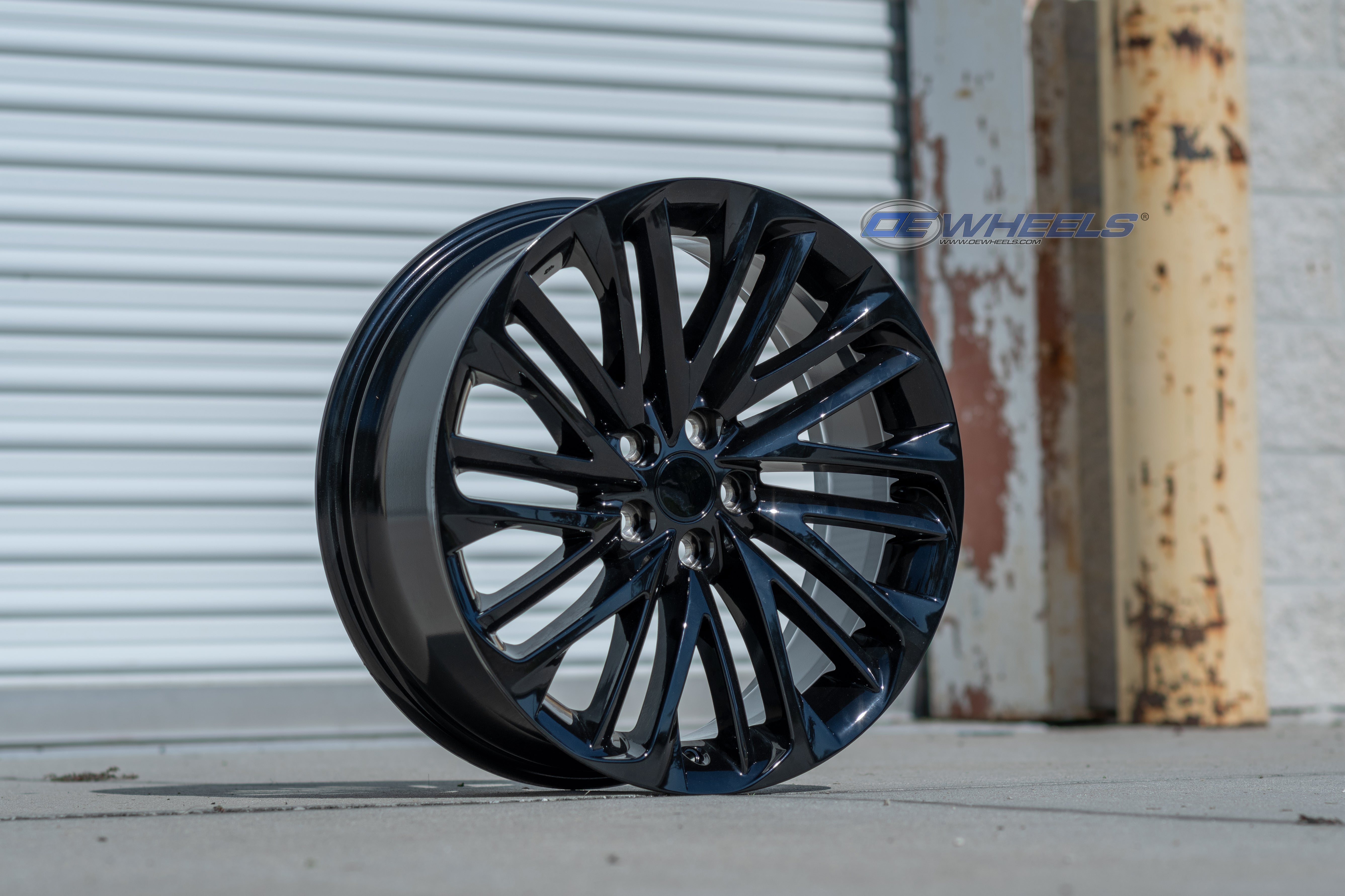 OE Wheels LX58-20080-5450-30B 20" Replica LX58 fits Lexus 20x8 Black