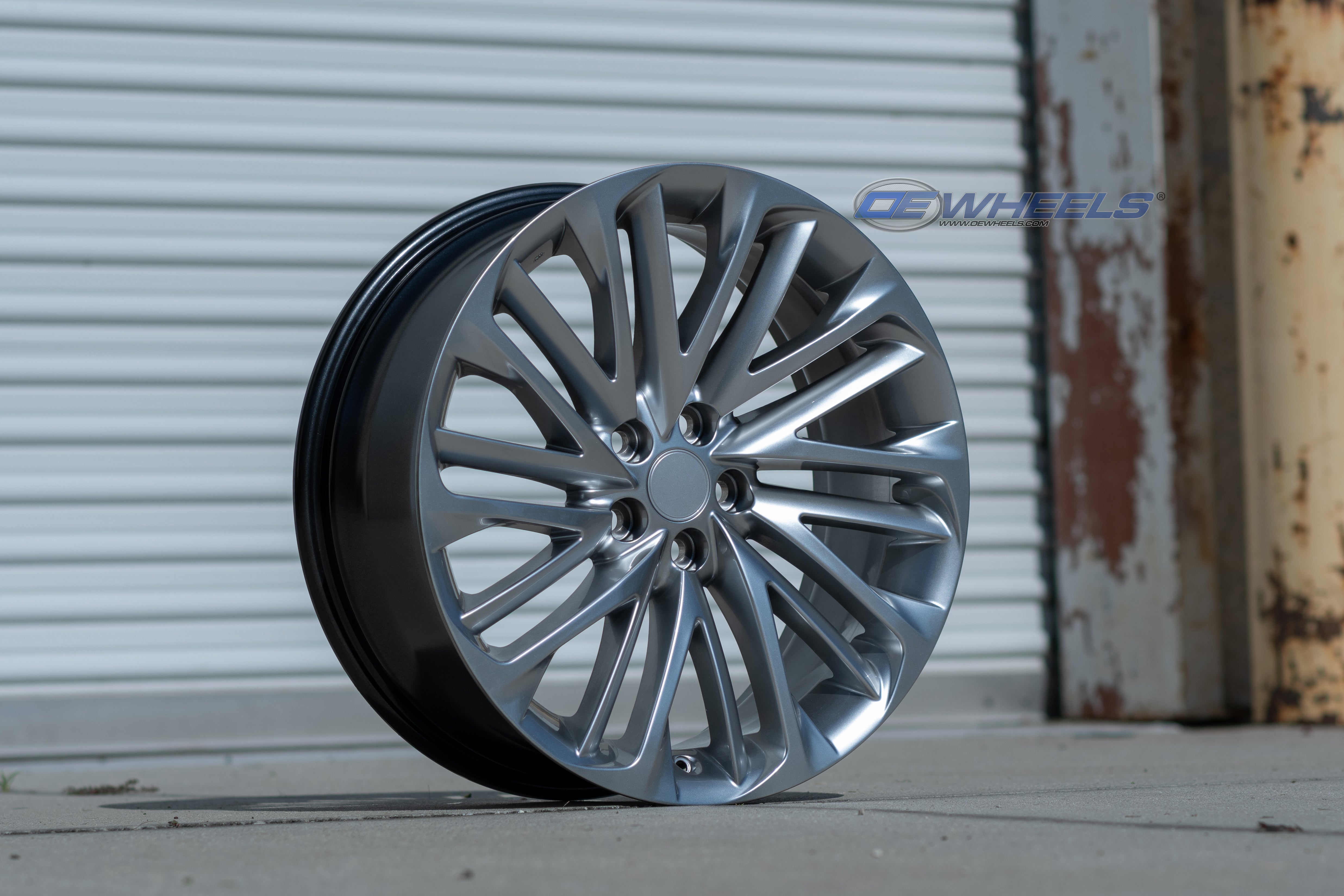 OE Wheels LX58-20080-5450-30HS 20" Replica LX58 fits Lexus 20x8 Hyper Silver